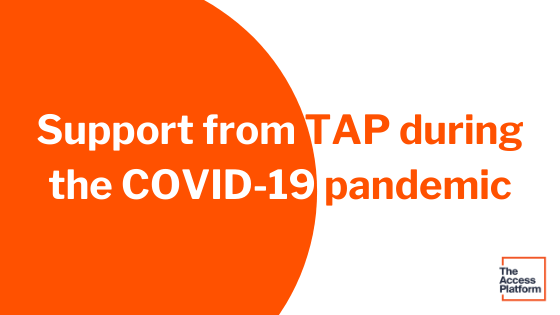 Using TAP during the COVID-19 pandemic: an offer of support